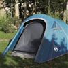 Générique Tenda da campeggio a tunnel per 2 persone, blu impermeabile, con doppio tetto rimovibile, poliestere rivestito in PU, cuciture impermeabili, tappetino robusto, montaggio facile grazie ai pali