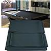 HynJGih Tovaglia da Biliardo 9 Piedi (Include 6 Strisce di Stoffa), Installazione Semplice, Feltro for Tavolo, Diverse opzioni Colore(Dark Gray)