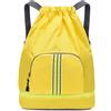 CaFfen Borsa Da Basket Basketball Borsa sportiva da donna con coulisse for uomo, grande, borsa ciclismo, basket, bagaglio weekend, zaino viaggio for yoga(Noir)