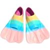 XIUsheUA Pinne Nuoto Pinne da Nuoto Uomo Silicone Corte Bambini Sub Professionali Anatra Attrezzatura Snorkeling Donna per Nuoto e Immersione(S 33-35)