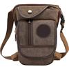 Zymjzbetic Borsa da gamba Borsa a tracolla in tela for gamba, marsupio da esterno, unisex, for anca, moto, bici, spalla, ciclismo, multi-tasca, casual, impermeabile da uomo