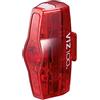 CatEye VIZ 100 Fanale Posteriore Bici Compatto, 100 Lumen, Ricaricabile USB per Sicurezza Urbana, Nero