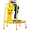 Generic Trampolino da interno per bambini, attrezzatura da palestra con stampa giraffa da 100 cm, con manico in schiuma e capacità di carico di 200 kg trampolino interno | Per ragazzi 1-6 anni di giochi