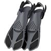 XIUsheUA Pinne Nuoto Pinne da Snorkeling con Fibbie Regolabili, Pinne Nuoto Corte in Silicone, Scarpe Sub Tacco Aperto, Taglia Viaggio for Adulti per Nuoto e Immersione(Sky Blue,S/M)