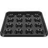BESTOMZ Vassoio per Palline da Biliardo 16 Scomparti in Plastica Nero, Organizer Resistente per Gioco di Biliardo e Feste, Accessorio Pratico per Amatori e Professionisti
