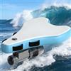 Generic Jet Boat gonfiabile elettrico e scooter subacqueo, moto d'acqua 2 in 1, motore da 500 W, 3-7 km/h, 10 velocità per adulti e bambini