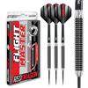 RED DRAGON Swingfire 1: 28g Flightmaster - Freccette Tungsteno con Punta Acciacio, Voli e Freccette Aste