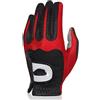 GFDSGRE Guanti Golf Guanti da golf antiscivolo, design traspirante, mano sinistra, rosso e blu, for sport all'aria aperta(Blue left hand,S 22)