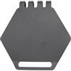 Generisch Clip magnetica per borsa da golf, campo di atterraggio in acciaio al manganese, 8,2 x 10,8 cm, grande magnete di qualità industriale, morsetto ad accesso rapido, supporto sportivo per compleanno
