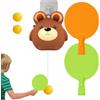 Generico Allenatore Tennis da Tavolo Appeso - Gioco Ping-PongPorta per Bambini | Attrezzatura Autoesercizio Interno Regolabile con 2 Racchette e 3 Palline | Integrazione Sensoriale Coordinazione Mano-Occhio