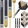 Unicorn Ross Smudger Smith, Set di Freccette Unisex, Nero e Oro, 20 g