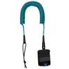 FytStycale Paddleboard Leash Cordino Board Doppio Girevole Inox Polsino Imbottito Neoprene Elastico TPU Adatto Ad Attività Outdoor E Sport d'Acqua, Blu