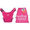 WaterLand Marsupio innovativo seggiolino per acqua e terra, rosa, cinghia toracica impermeabile per bambini con cinghie regolabili, seggiolino leggero per il trasporto per piscina e spiaggia