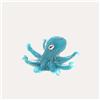 KeyHome Store Polipo Decorativo in Vetro Pieno Azzurro H. 9cm