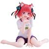 Jilijia Anime Figure The Quintessential Quintuplets Figura Nakano Miku/Nakono Yotsuba Modelli di personaggi Carino Gatto Styling Desktop Decorazione Ornamenti Pvc Collezione Regalo