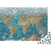 SBMASCJJZRCV Scopri Mappa del Mondo Puzzle 1000 Pezzi Carta per Adulti Educativo Puzzle Cartaceo Geografico Decorazione Murale Casa 70x50cm/1000pcs