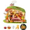 Rolife Casa delle Bambole per Adulti Boschetto Soffice Casa in Miniatura in Legno Kit Modellino Antistress Decorazione Domestica Regali Creativi per Natale