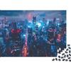 QWERTYUIOPD Paesaggio Urbano Notturno Puzzle 1000 Pezzi Carta Puzzle per Adulti Relax Decoro Casa Regalo 38x26cm/1000pcs