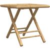 vidaXL Tavolo da Giardino Pieghevole 45x45x45 cm bambù, Tavolo da Esterno, Mobile da Giardino, arredo da Giardino, Tavolo da Patio, Mobile da Esterno