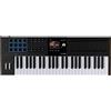 Arturia KeyLab 49 MK3 tastiera controller MIDI bianca per produzione musica, software tutto in uno- 49 tasti , 9 encoder, 9 fader, 1 ruota di modulazione, 1 ruota di Pitch Bend, 12 pad - Bianca