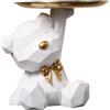 Generic Adorabile vassoio portaoggetti a forma di orso, vassoio portaoggetti a forma di orso, decorazione di orso affascinante in resina | decorazione per cabina su piedistallo, ornamento per statuette per la