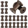 QUARKZMAN 20 PCS 2/50 mm Bobine in Legno Vuote Non Finite per Nastro caffè