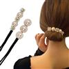 Futuhada Acconciature Creatore di Ciambella di Capelli, 2 Pezzi Fiore Perla Capelli Chignon, Chignon Magici, Magico Capelli Chignon Maker, Creatore di Chignon a Ciambella Chignon Accessori per Ragazze Donne