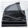 Sh000ad Telone Nero Trasparente,Spesso 0,35mm,Telone Telo Copertura Impermeabile Trasparente PVC Pieghevole,Anti Strappo Antivento,per Balcone Giardino,con Occhielli,Personalizzabile (2.3x4m)