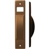 nextradeitalia 5PZ PLACCA AVVOLGITORE A SEMINCASSO ACCIAIO VERNICIATA BRONZO MM 40X195