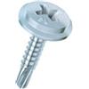 Mustad 36957 Vite Drillex Zincata Ffll Testa Piana, mm: 4.8 x 32, 200 Pezzi