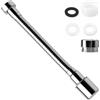 APOMOONS Prolunga per Rubinetto 20 Cm, Prolunga Rubinetto Cucina con 2 Modalità di Erogazione Dell'acqua, Rompigetto con 2 Adattatori per Rubinetti