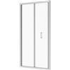 Parama Box Doccia Nicchia 75 cm Mod. Capri Apertura A Libro Soffietto Vetro Temperato 6mm Opaco Profili in Alluminio Cromato Flat Design Maniglia in Abs Cromato