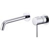 GALYON IMEX Rubinetteria a incasso monocomando GLM039, Ottone, finitura moderna, design in due parti indipendenti, serie Monza (cromato)