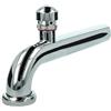 tecuro - Arco di uscita 90° con aeratore per sifone, cromato, 220 mm