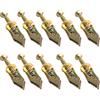 Youehsent Self Drilling Anchors Screws Set, Carbon Steel Hollow Wall Anchor Tapping Screw with Screws Kit, No Drill or Holes in Wall, Expansion Screws Set Suitable for Gypsum Board, Insulation Board (100 Pcs)