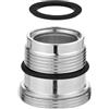 Orivin Raccordo aeratore per rubinetto in ottone M18,5-M22, adattatore per rubinetto da bagno con filettatura maschio per aeratore per purificatore d'acqua del lavandino