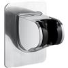 Omnikryp Supporto per Soffione Doccia con Ventosa, Supporto per Doccia, Porta Doccino Muro Universale, in ABS, Regolabile a 45°, per Bagno Hotel Piastrelle in Vetro