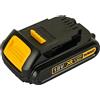 DeWalt - Batteria agli ioni di litio XR, 18V, 1,5 Ah