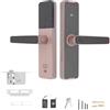Armanyya Serratura intelligente per porta, sottile impronta digitale, 5 modalità di sblocco, impronte digitali/scheda/chiave/sblocco codice/app, adatto per porte con uno spessore di 30-50 mm