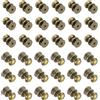 QUARKZMAN 36Pz Mini Pomelli per Mobili 8mm Manopole Tonde Bronzo