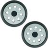 SabreCut 2 x SabreCut OSSCPD421MH_2 125mm medio duro levigatrice orbitale casuale 8 fori platorelli con gancio e anello compatibili con DeWalt DT3600 DW421 DW423 D26453 D26451