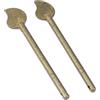 Crapyt 2 PZ Serratura Della Porta L11cm/4.3 Nuovo Stile Cinese Vintage Decorative Blocco Bullone di Blocco Pin di Ricambio di Blocco Pin In Ottone Cucina/Salotto/Camera Da Letto