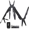 NexTool Black Knight Pinza Multiuso, 11 IN 1 Coltello Multiuso, Multiuso Coltello Svizzero con Coltelli Forbici Seghe per Legno Apribottiglie 9 Punte di Cacciavite e Borse in Nylon