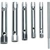 QWORK® Set Chiavi a Tubo, 6 Pezzi, 8 x 9 mm a 16 x 17 mm con Palanchino