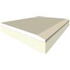 ITALFROM 5 Pannelli Accoppiati in Cartongesso e Polistirene Estruso per Isolamento Termico/Acustico - 120x200xH 4,25 cm