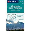 Kompass Carta escursionistica n. 649. Altopiano della Paganella, Dolomiti di Brenta 1:25.000: Wandelkaart 1:25 000