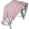HECCEI Parasole per Salvagente - UPF 50+ con Amovibile (Farfalle rosa)