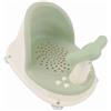 Hamwesh Seggiolino da Bagnetto per Bambini, Pieghevole con Maniglia Staccabile Ventose Antiscivolo Seggiolino da Bagno per Bambini, da Doccia per con Supporto per Schienale per Bagno, Viaggi, (GREEN)