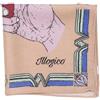 Illogico Fazzoletto da Taschino In Lana Beige Con Design Accendino