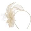 Seeberger Fascinator Vanola Sinamay Donna - Cerchietto Primavera/Estate Estate - Taglia Unica Blu Scuro